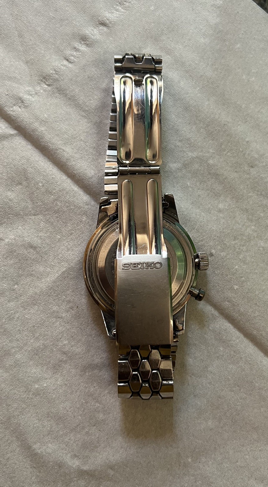 SEIKO 5717-8990 Mono Pusher One-Push Chronograph 1964 – Manual winding,rare