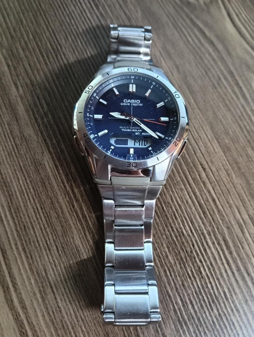 CASIO Wave Ceptor Solar Radio-Controlled Watch WVA-M640