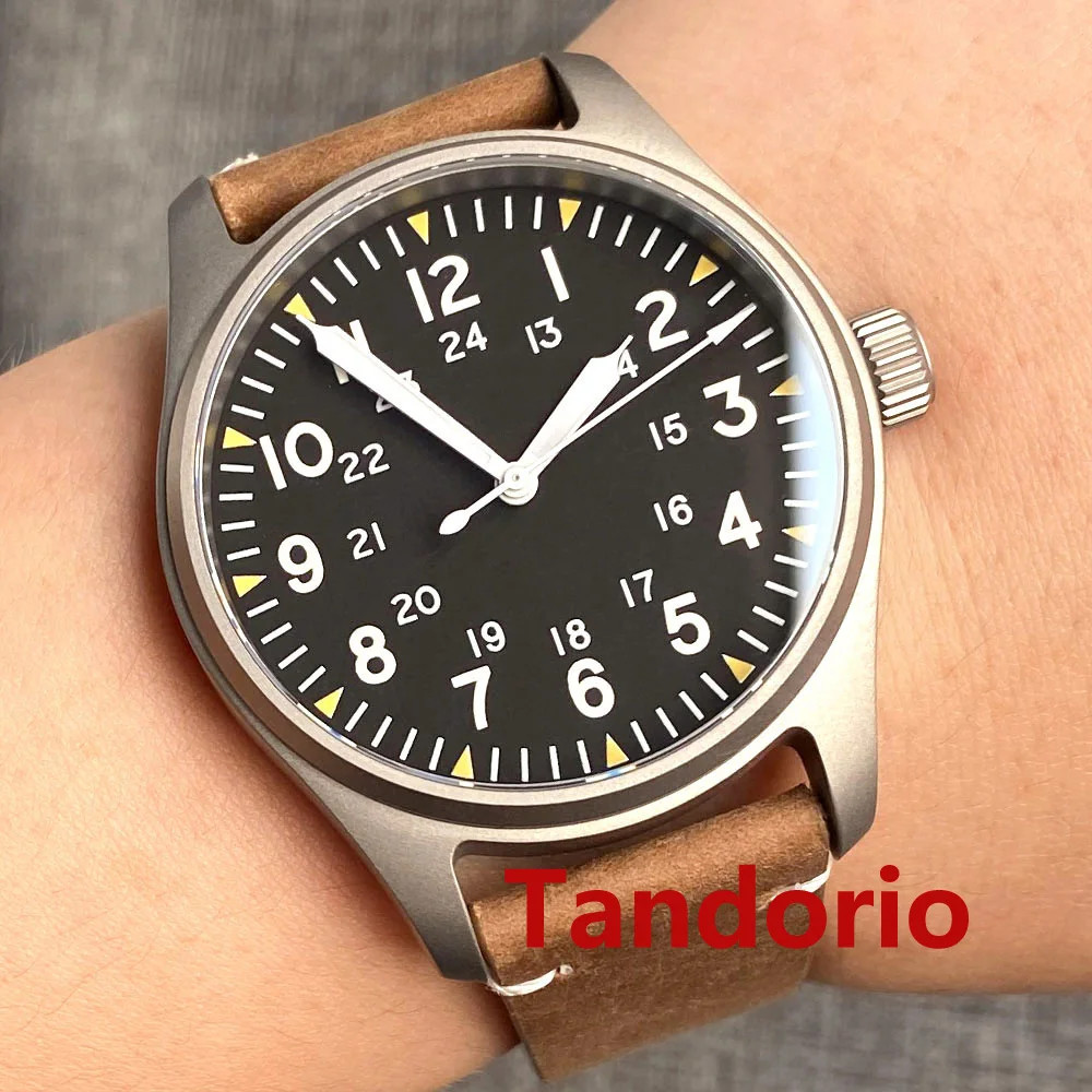 New 39mm Titanium Automatic Diver Men Watch For Japan NH35 Sapphire Glass 20ATM