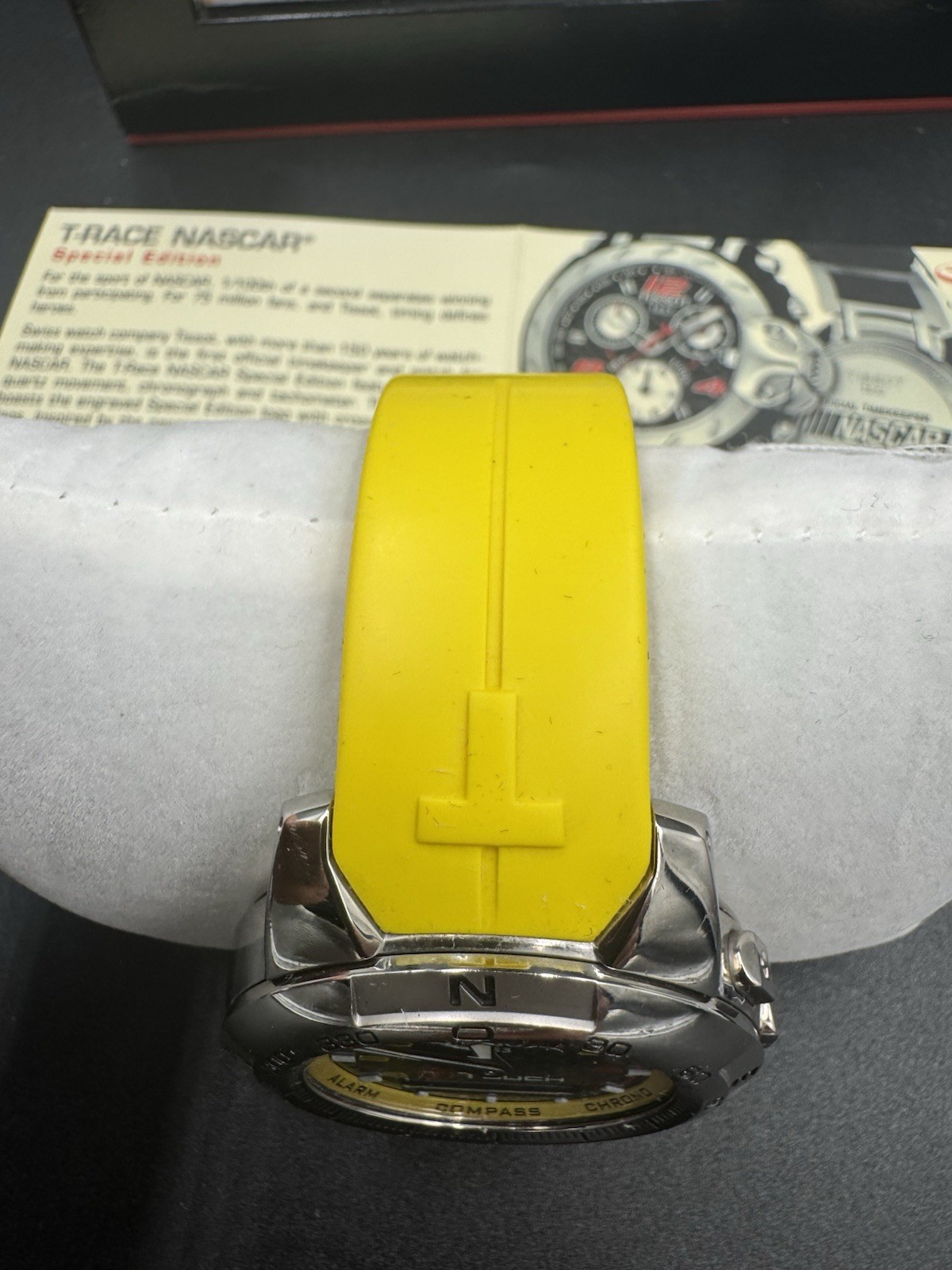 Tissot T-Touch NASCAR Special Edition Titanium Case Yellow Rubber Band with box