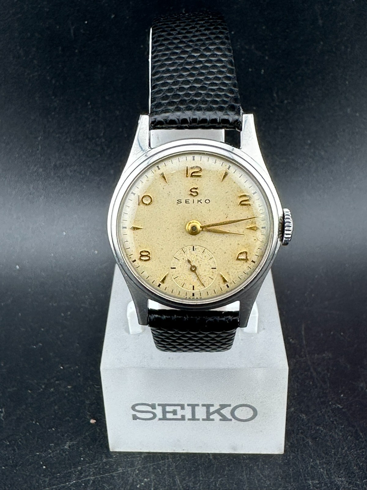 1950’s Seiko Men’s Manual Wind Small Seconds Gold Dial 28mm 11018