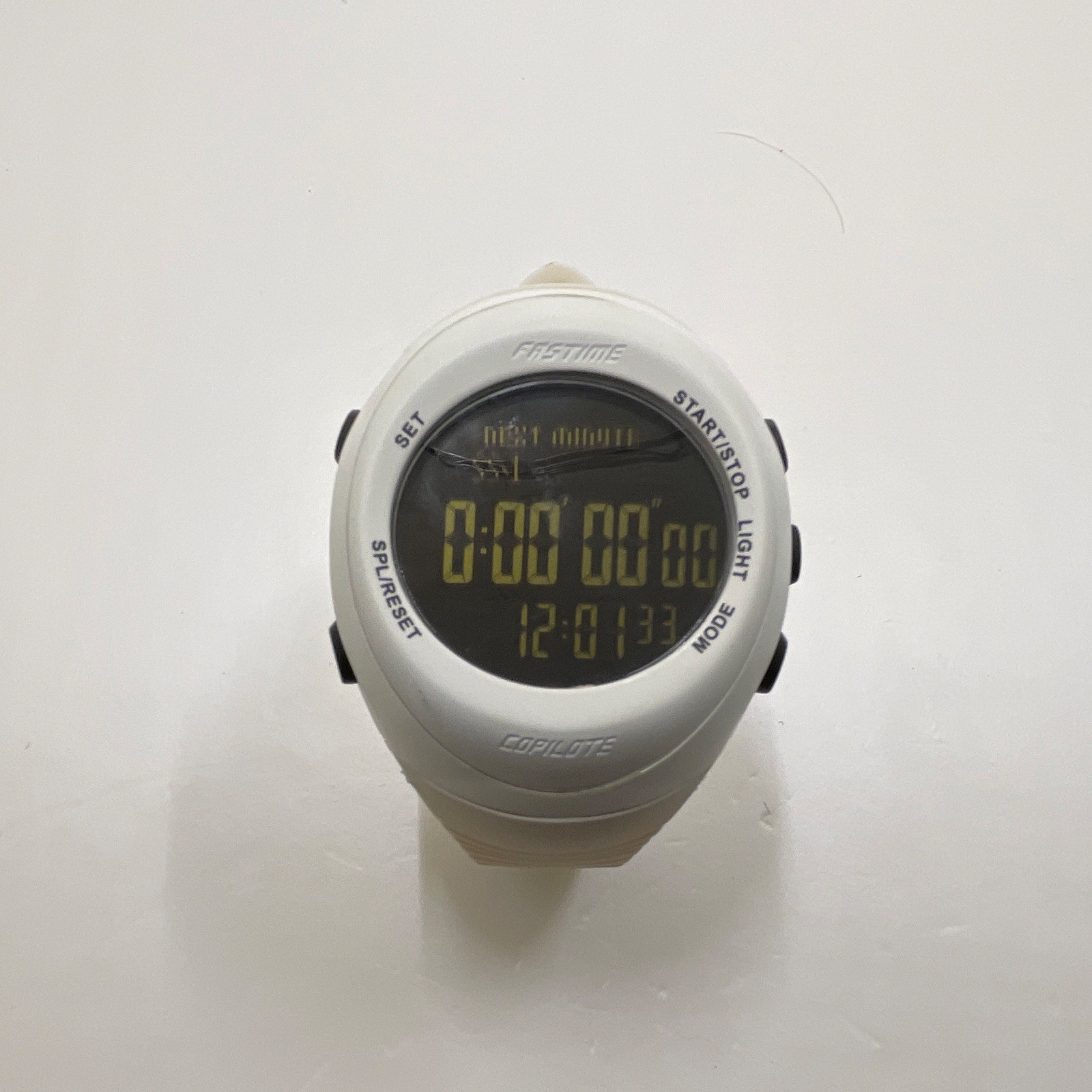 Fastime Copilote Rally Watch All White RW3
