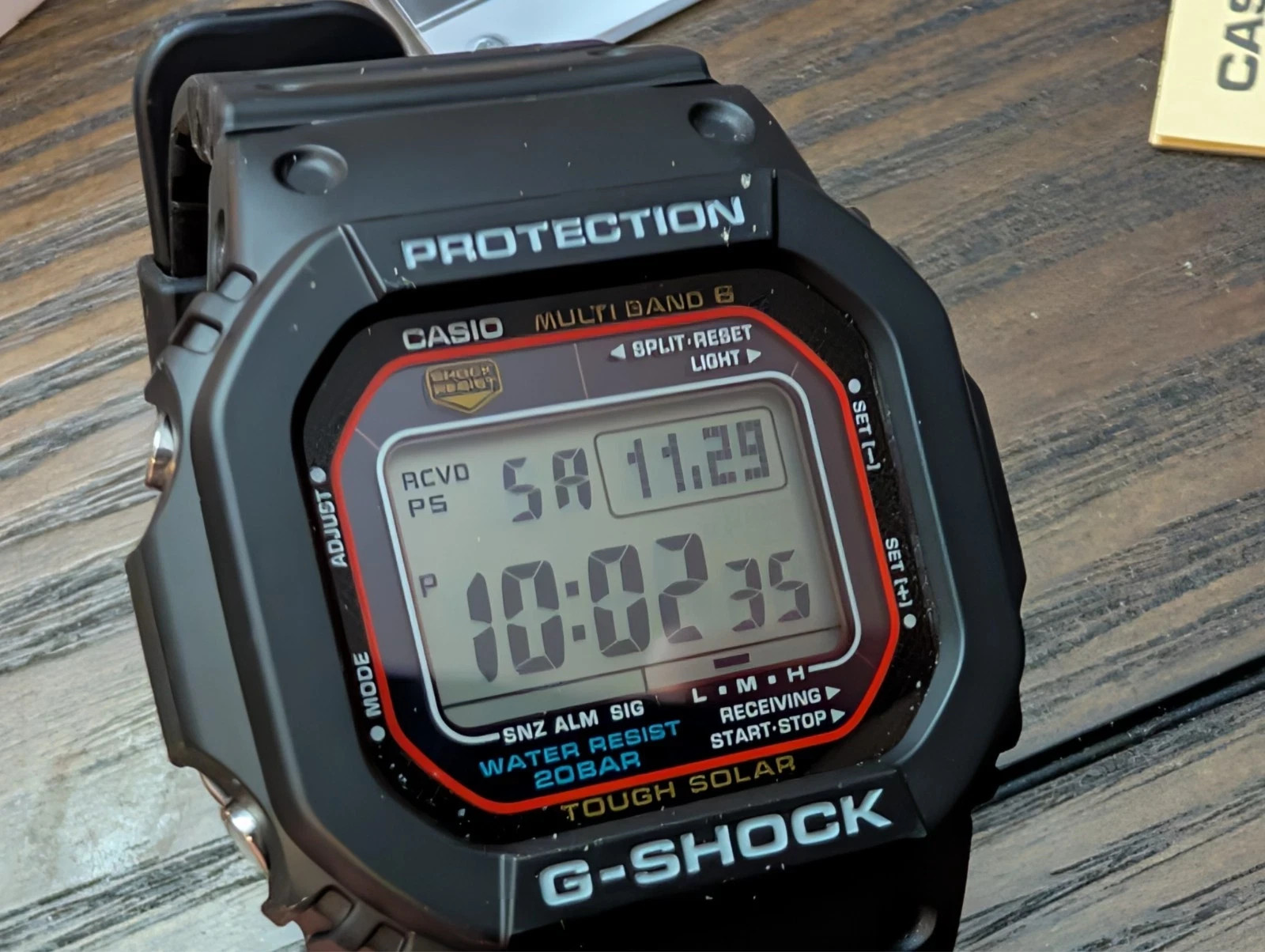 Casio G-Shock GW-M5610U Tough Solar Men’s Watch Atomic Multiband 6 GW-M5610U-1