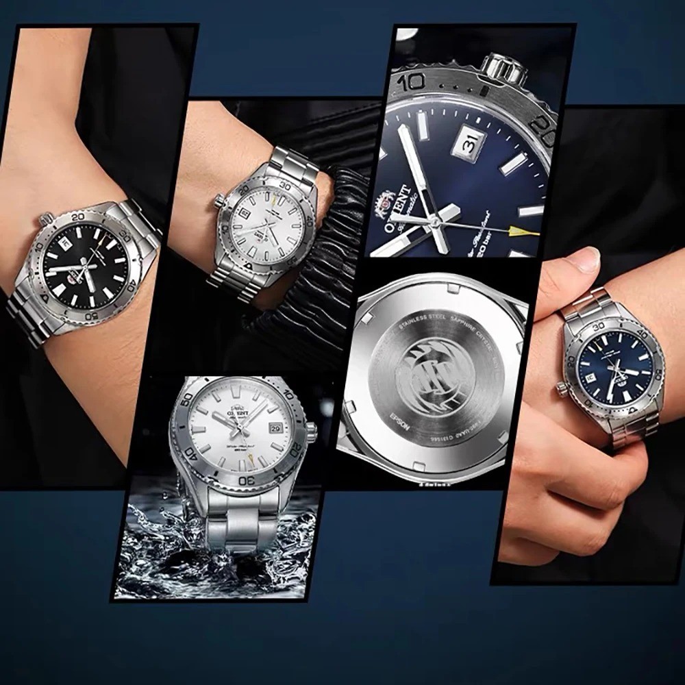 Orient Mako Watch Men’s Automatic Mechanical Water Resistant Diver Birthday Gift