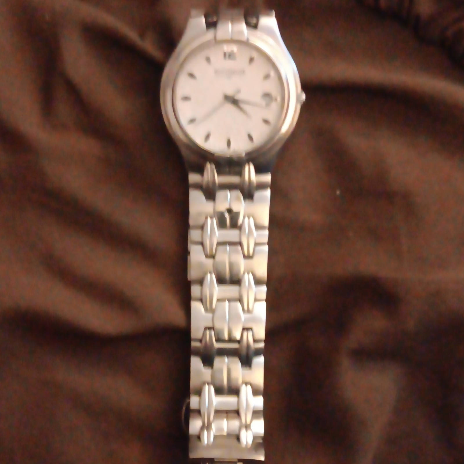 Wittnauer Men’s Analog Watch White Dial Silver Metal Bracelet