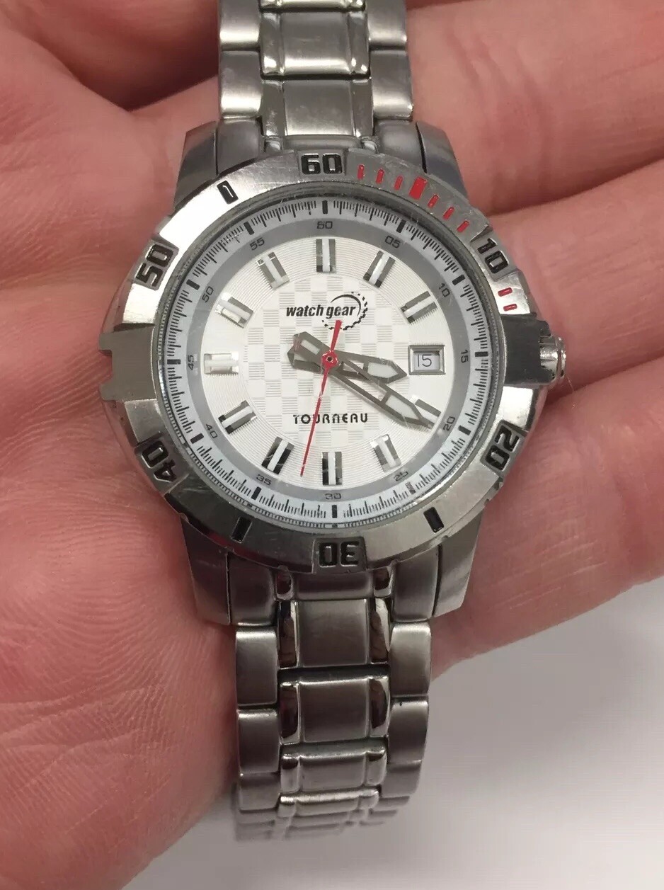 Ladies Tourneau Corporate Collection Steel Silver Dial Bracelet Watch