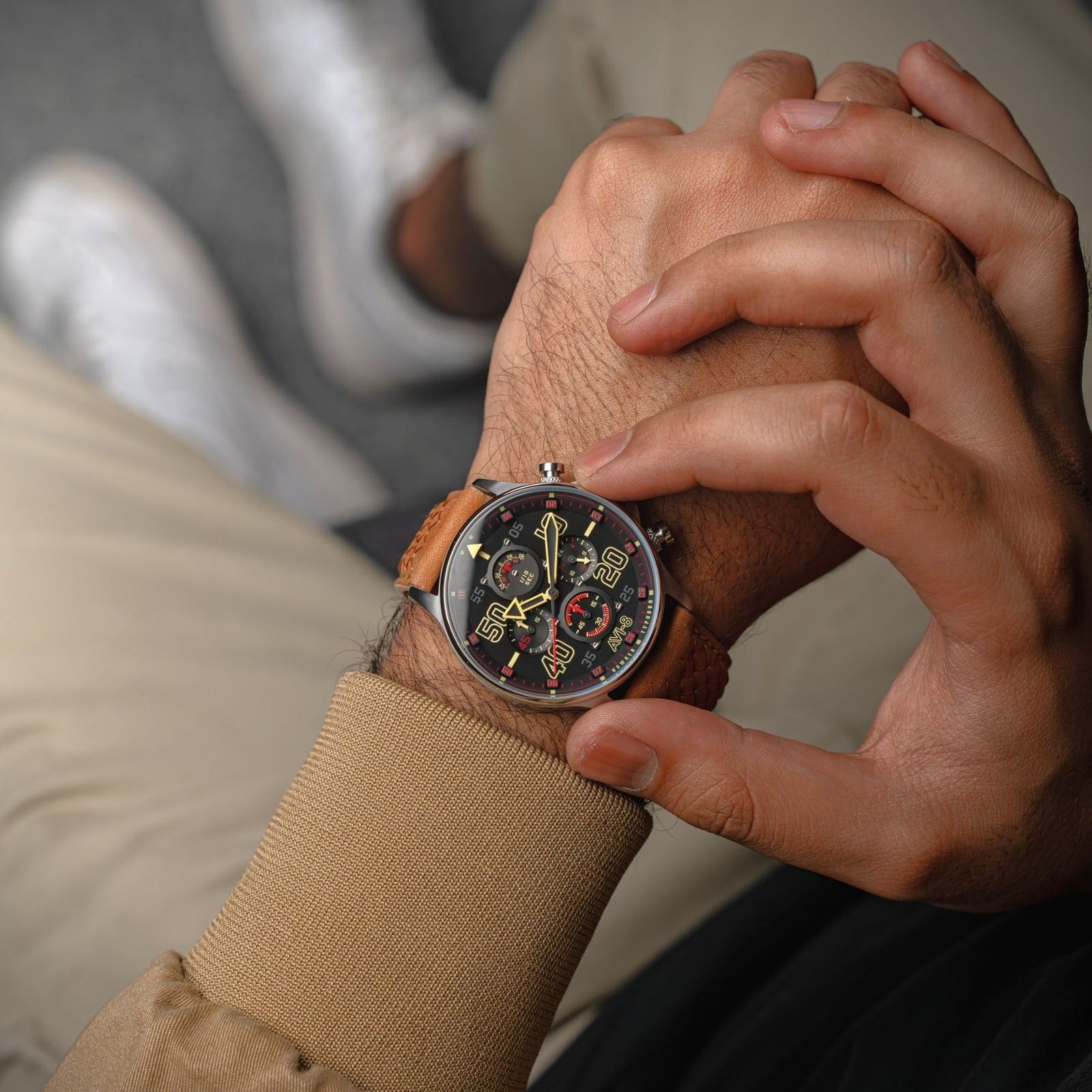 AVI-8 Hawker Typhoon Chronograph Black Dial Quartz AV-4093-0B Men’s Watch