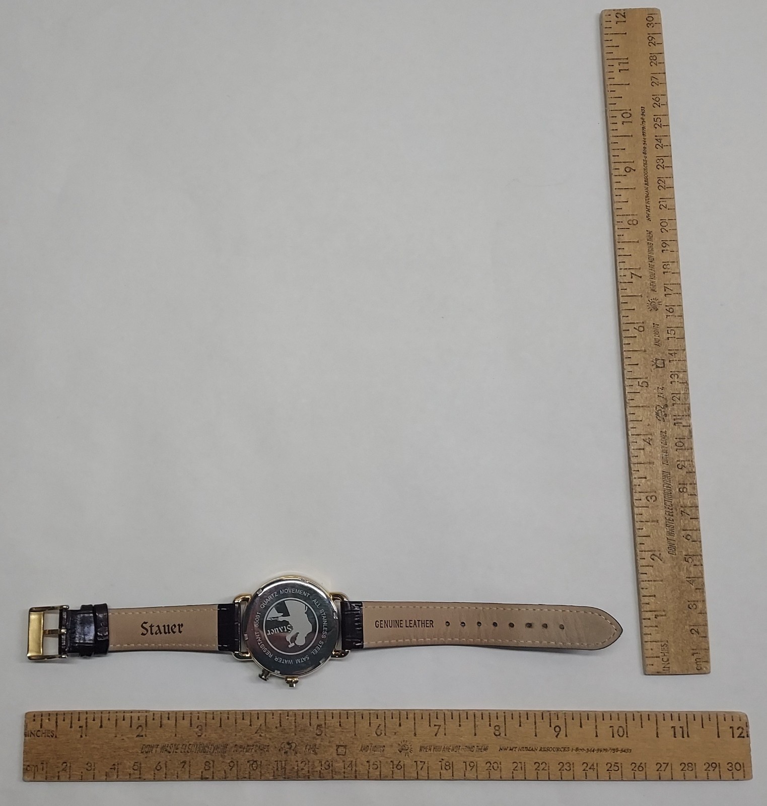 Stauer Retrograde – Man’s WRIST WATCH – QUARTZ – STAINLESS STEEN – WATER RESISTA