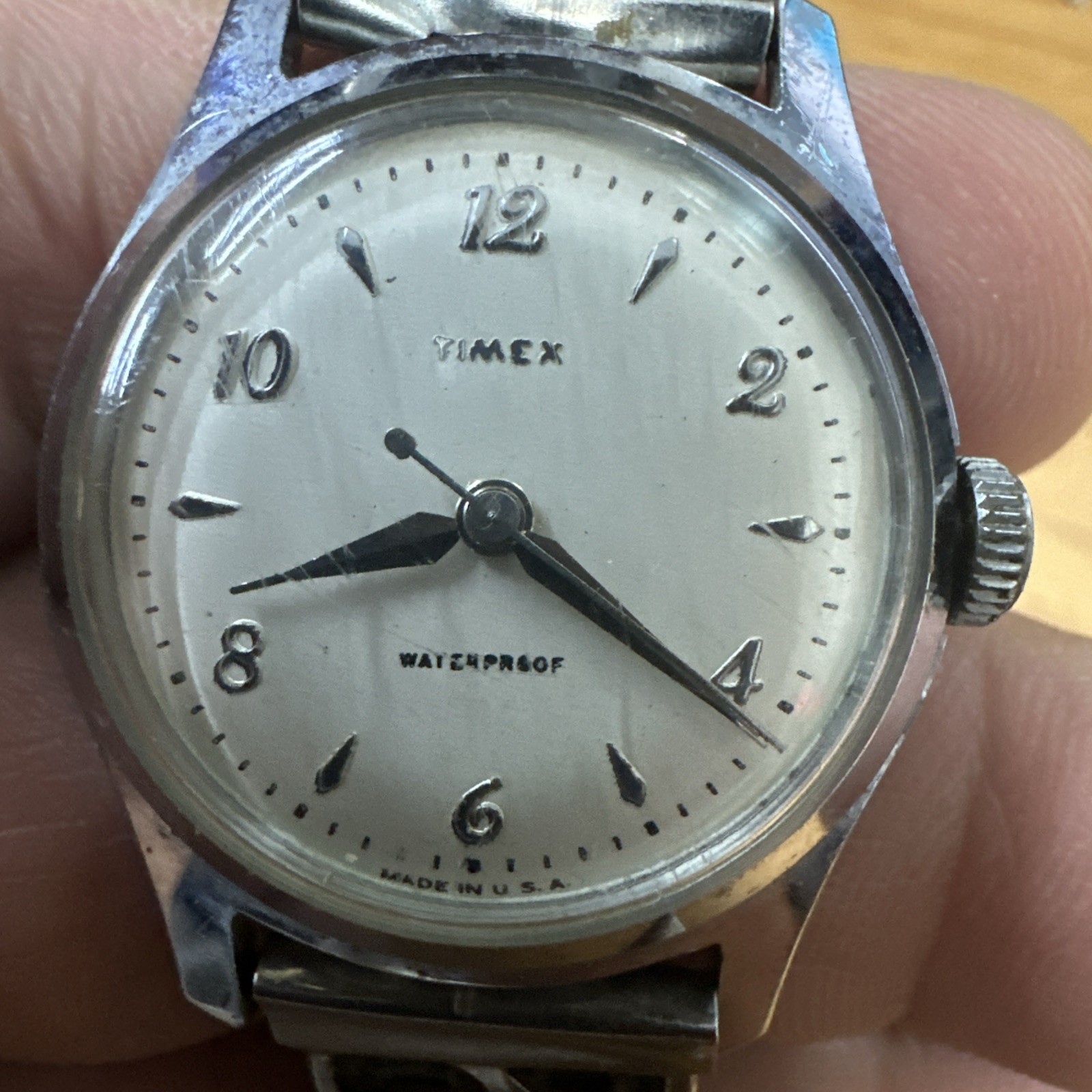 Rare Vintage 1956 – Timex Marlin Men’s Hand Wind Wrist Watch US Time Working