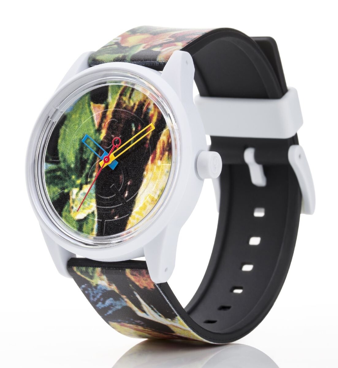 Citizen Q&Q Smile Solar Eco Friendly Watch Black/Red/White/Green Jungle