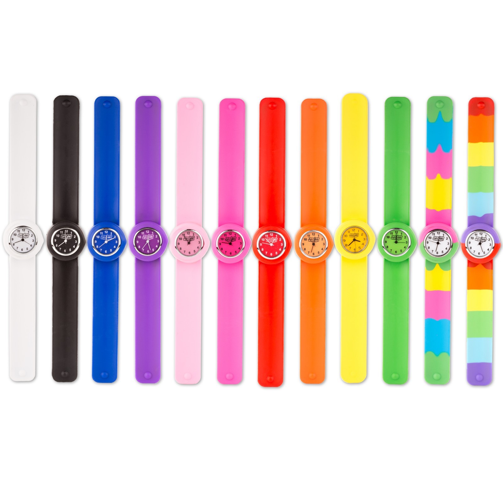 Wacky Watches Snap On Slap Band For Kids Boys Girls Silicone Accessories Animal