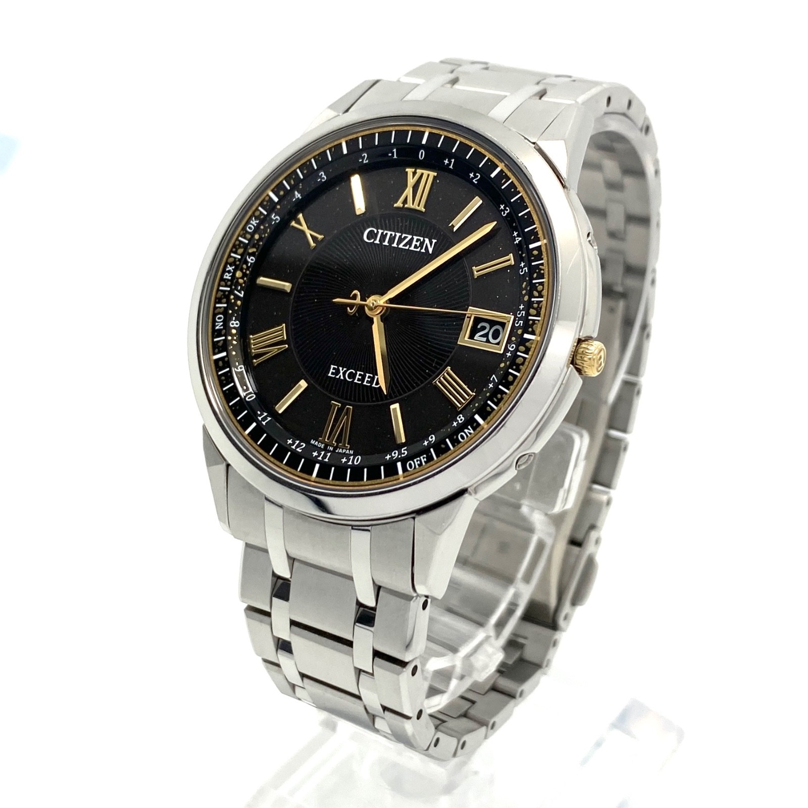Citizen Exceed Hinode Collection CB1144-60E Solar Rare Excellent condition