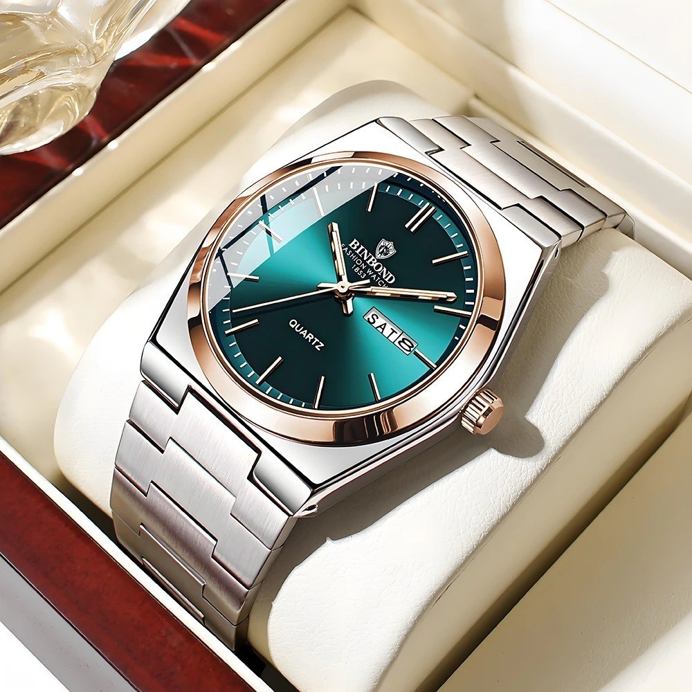 2026 Casual Business Fashion Quartz Wristwatches Gold watch Men Luxury Watch Aut