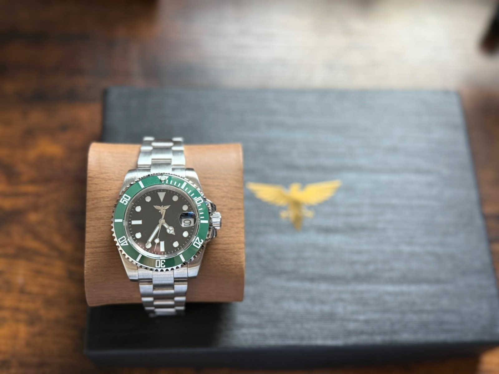 custom built Mod Watch POWERED BY Nh35 Automatic Movement