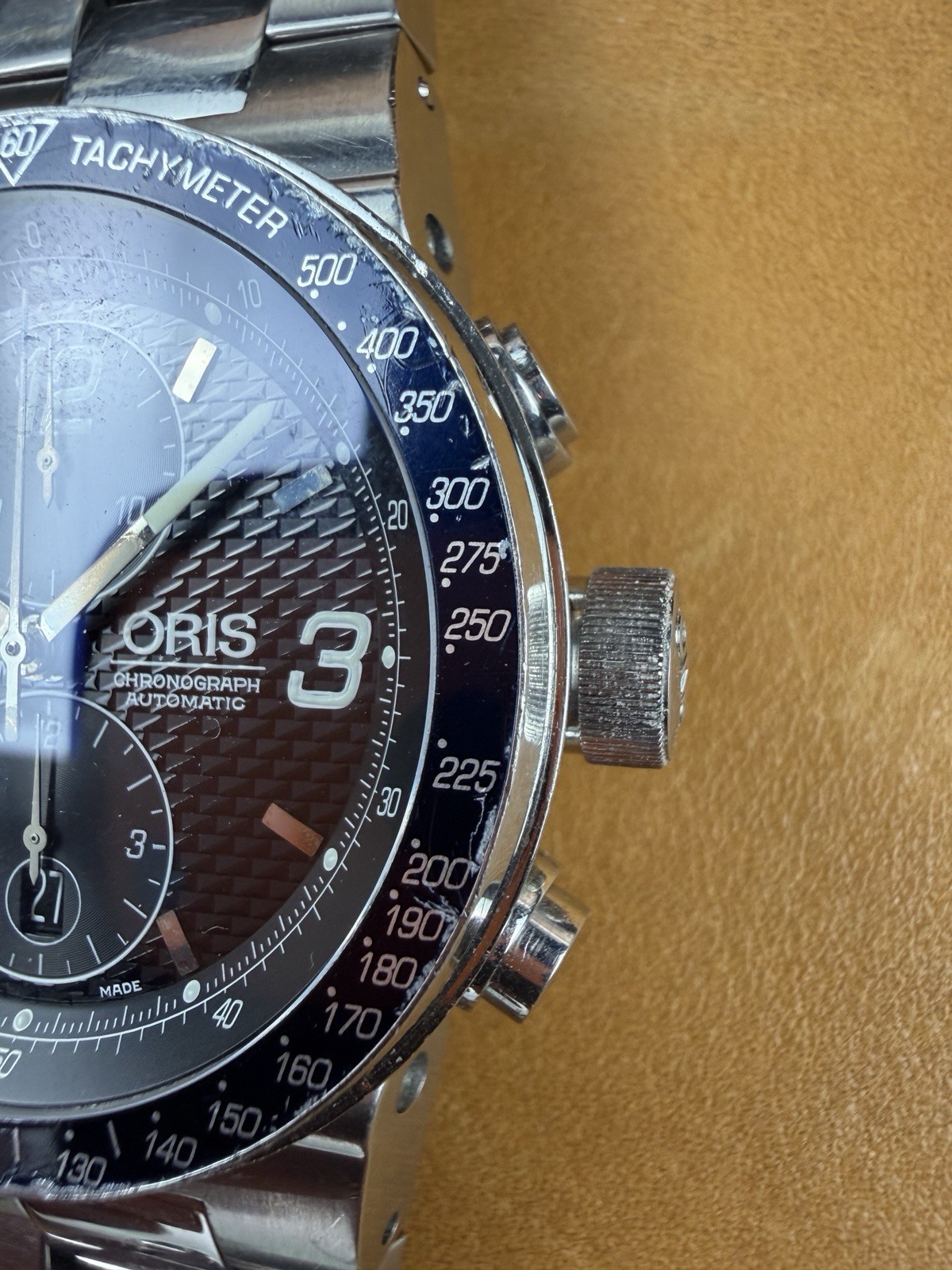 Oris Williams F1 Chronograph 45mm 673 7563 4184 FULL SET AS-IS NON-RUNNING