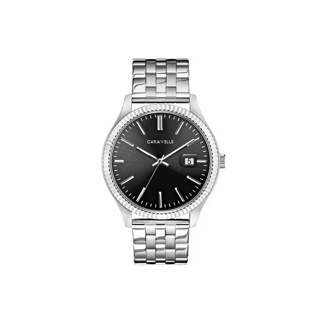 Caravelle by Bulova Men’s Coin Edge Dress Watch 41mm 43B157