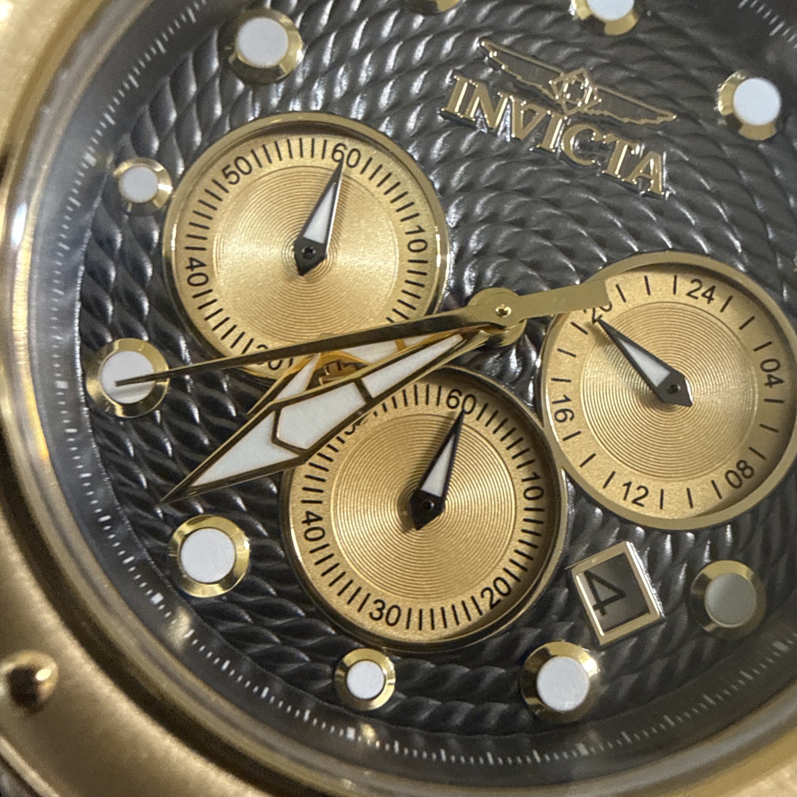 Invicta Bolt Colossus 51 mm, Titanium & Gold Tone, Quartz $699 msrp $409 online