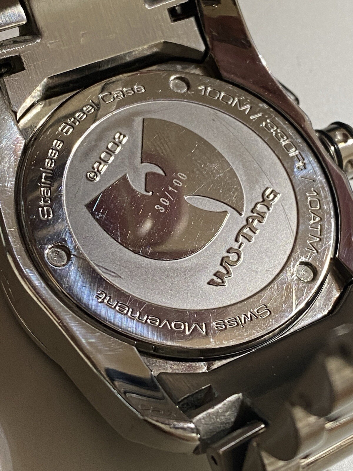 Wu-Tang Vintage Watch **Extremely RaRe**2003 Stainless Quartz 30/100 Wu Wear