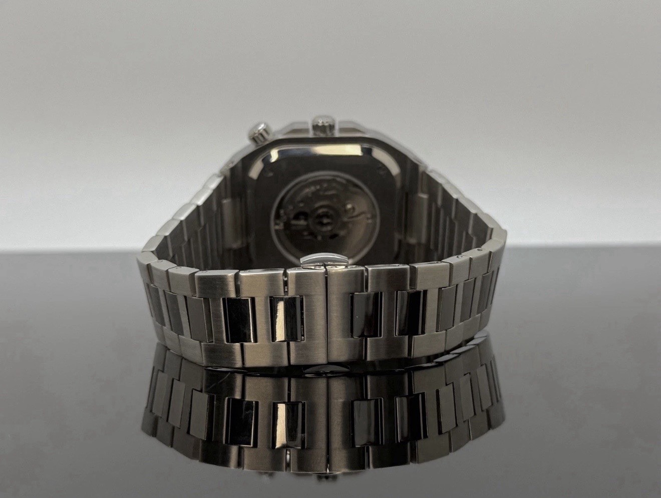 Custom 42mm B&R Square Style Black Dial Mod Watch w/ NH35 Automatic Movement