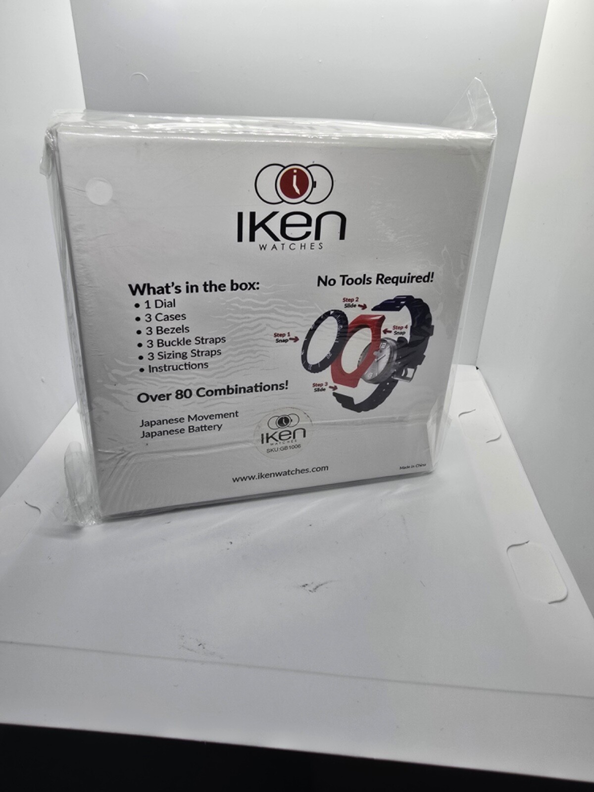 Iken Watch Build Your Own Watch Over 80 Combinations Quartz Black White Gray