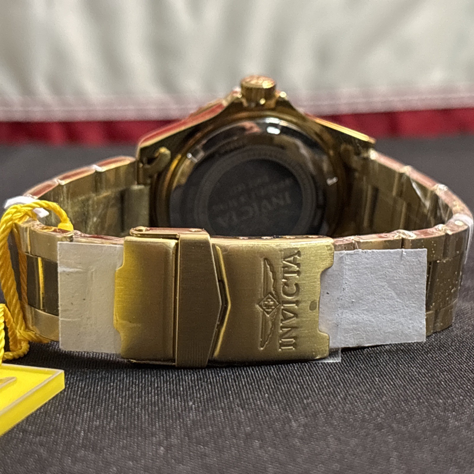 Invicta PD Jetsetter 40mm SS Gld Tone Bracelet Quartz Mens Watch 49886