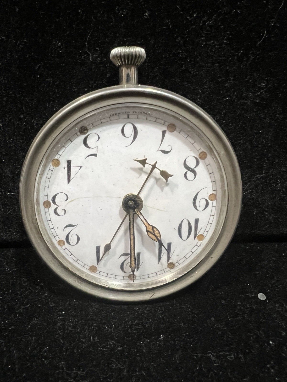 Junghans Germany Pocket Alarm Very Old Vintage Antique