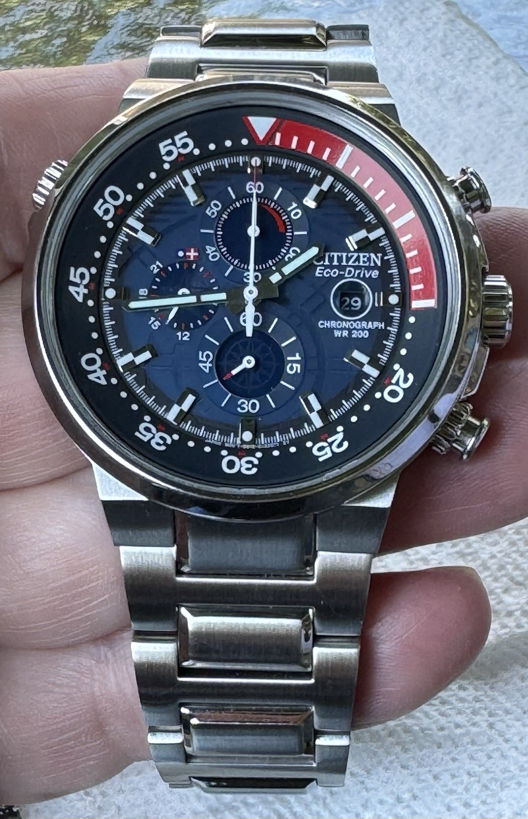 Citizen Endeavor CA0440-51L Eco-Drive Chronograph Silver Men’s Watch