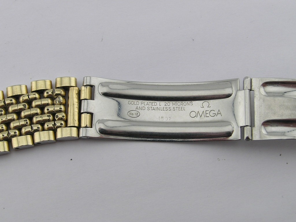 1966 Omega Seamaster 14k Gold Bezel & Cap Cal 562 w/ Band Working