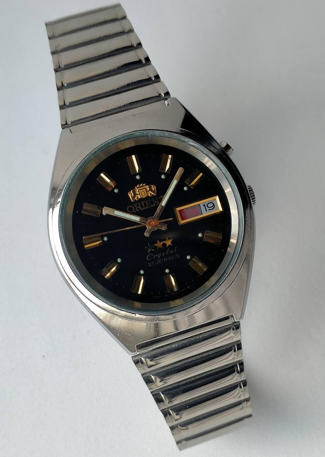 Orient 3 Star Automatic Model KE 469WA8 -80 C Vintage Original Japan Watch 1990s