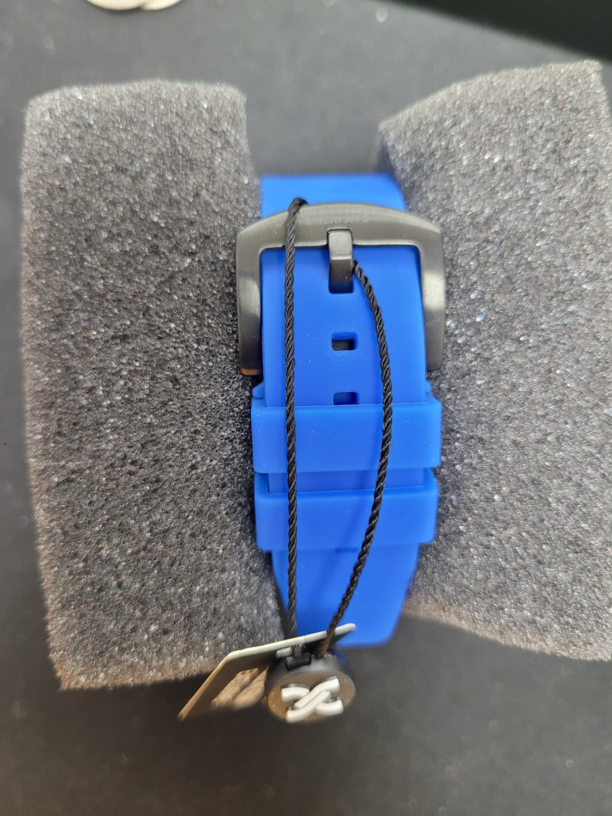 Daniel Klein Exclusive Men’s Wristwatch Blue Silicone Band Skeleton Dial Quartz