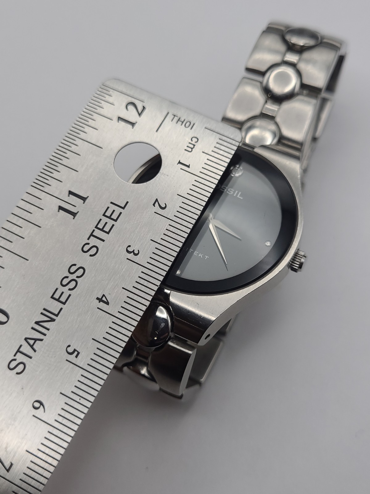 Fossil ARKITEKT Men’s Watch FS-2760 Stainless Steel New Battery Working