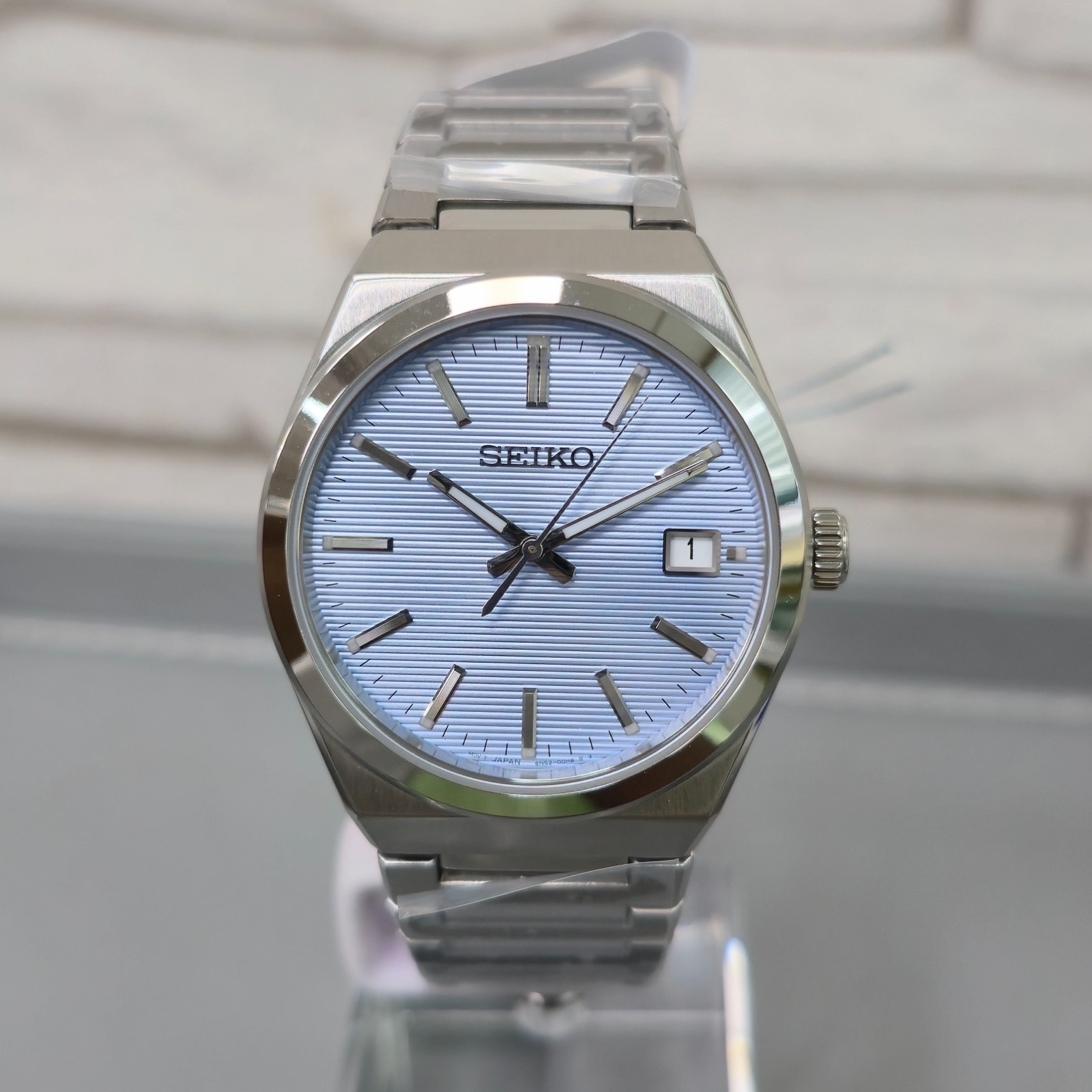 Seiko Classic SUR599P1 Quartz 38.9mm Blue Dial Stainless Steel New Men’s Watch