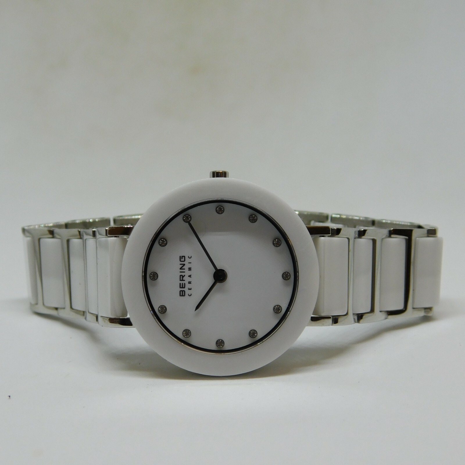 Bering Ceramic 11429-754 Sapphire Crystal Women’s Watch Sz. 6 1/4″ New Battery