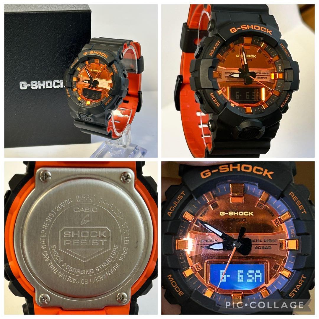 Casio GA-800BR-1AJF G-Shock Watch wrist 21.5cm/8.5in No Box/Accessories