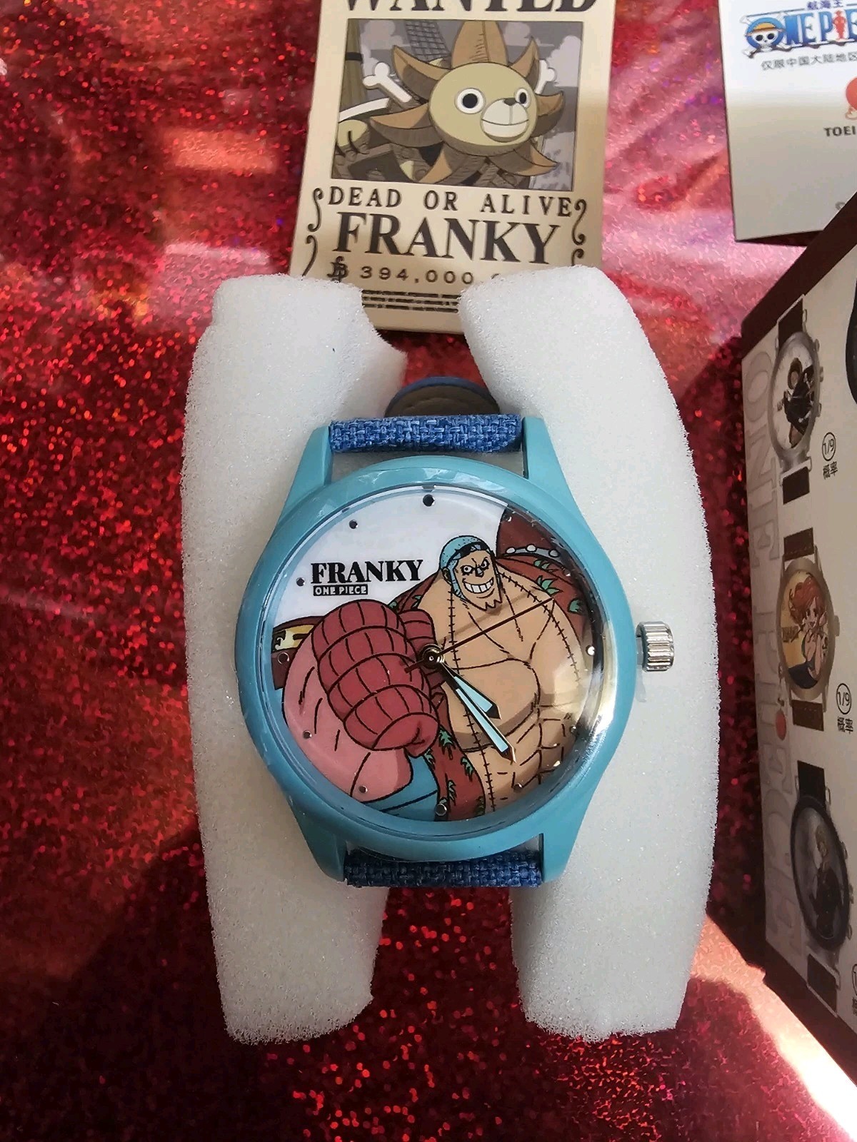 Franky One Piece Watch Open Toei Animation Import US Seller