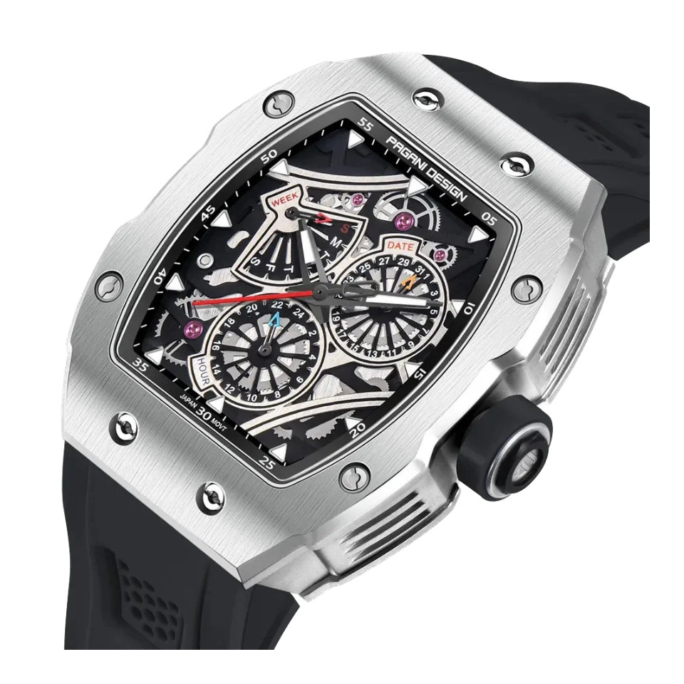 Pagani Design PD-YS012 Black Stainless Steel Automatic Men’s Watch