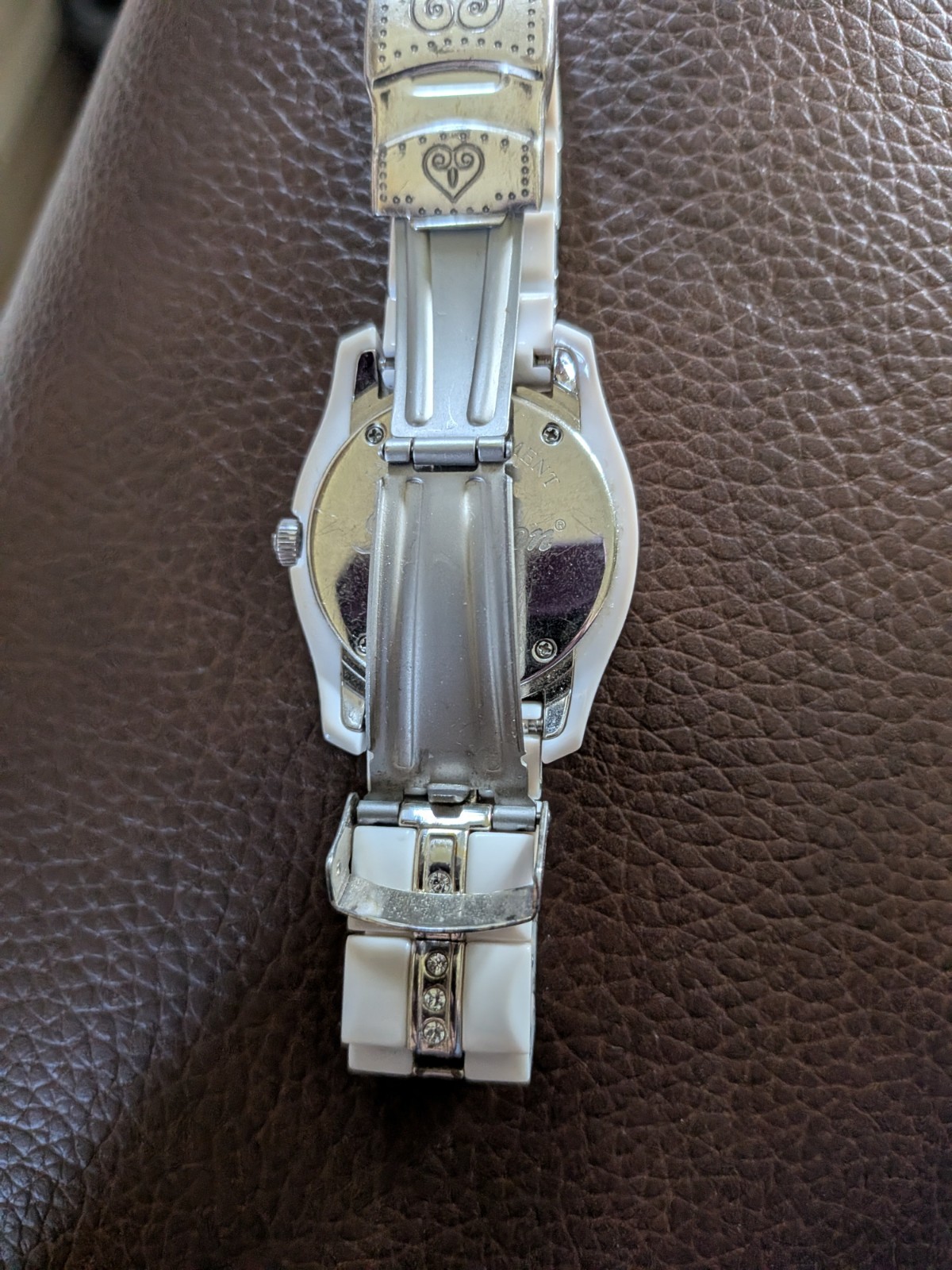 Brighton Dana Point Women’s Quartz Analog Watch Ceramic Bracelet Roman Numerals