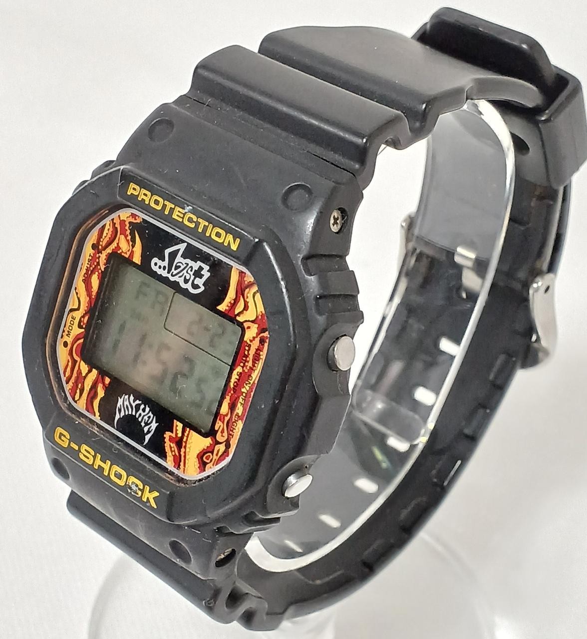 Casio Black Lost G-Shock DW-5600VT BLK LOST Quartz Men’s Wristwatch No Box Used