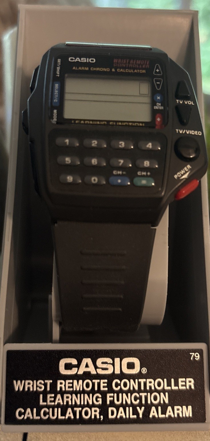 VTG CASIO CMD-40 1174 TV Remote Controller Calculator Watch ( Read Description )
