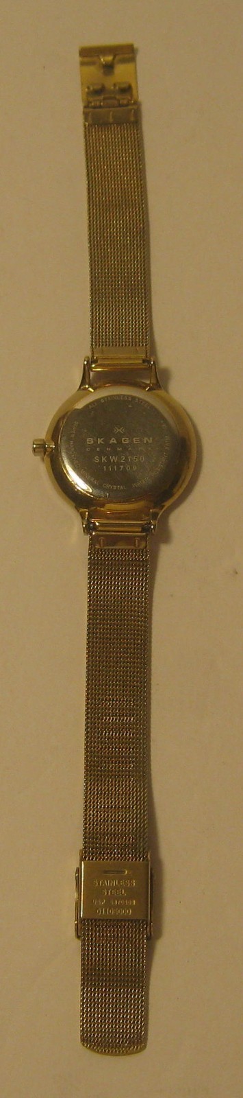 Classic SKAGEN Denmark ALL Stainless Steel Watch ANITA SKW 2150 NEW BATTERY