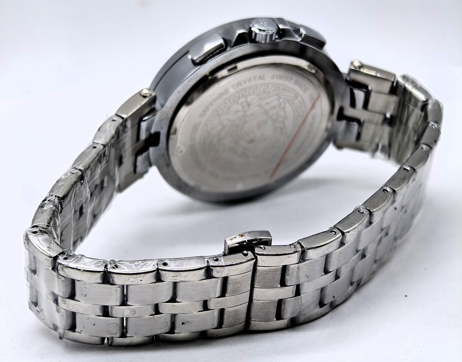 Fabulous Versace Chronograph Date Indicator Fix Bezel Men’s Wrist Watch