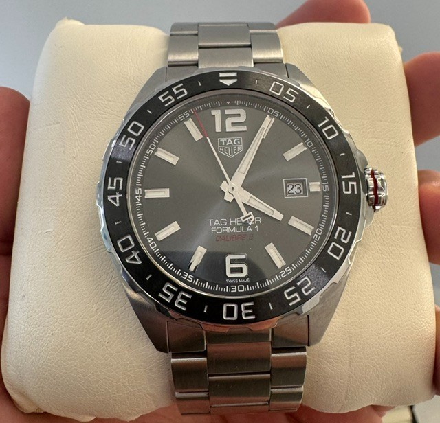 TAG Heuer Formula 1 Calibre 5 Automatic 43mm Steel Grey Dial WAZ2011.BA0842
