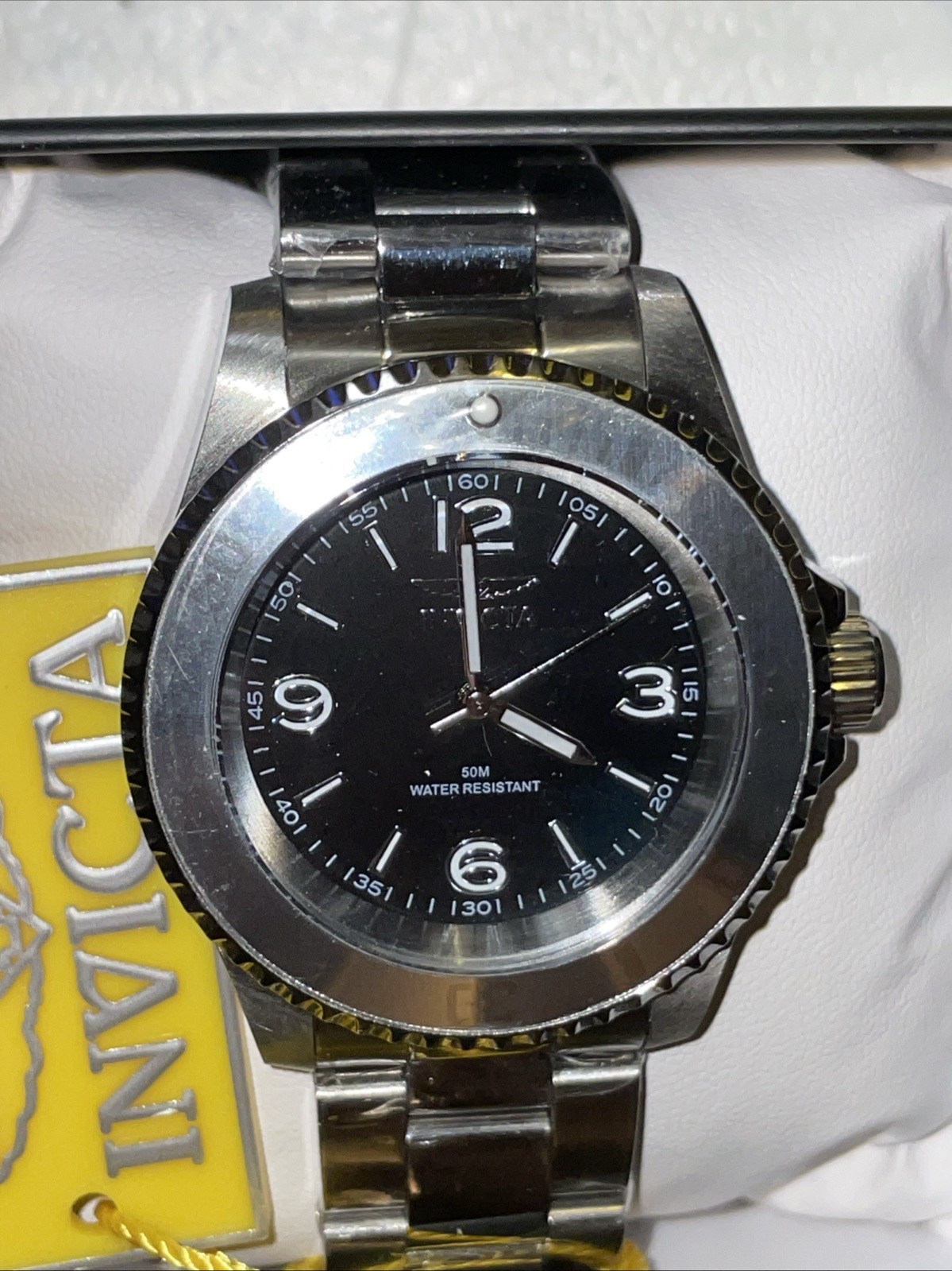 Invicta Specialty Rowan Watch, Silver tone, Black dial NEW IN BOX