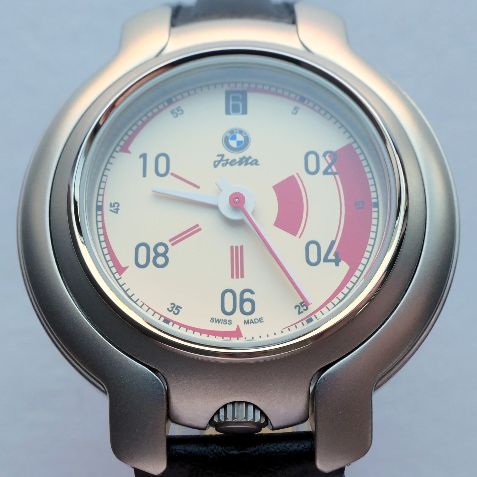 BMW Isetta Moto Coupe Classic Car Accessory Speedometer Swiss Automatic Watch