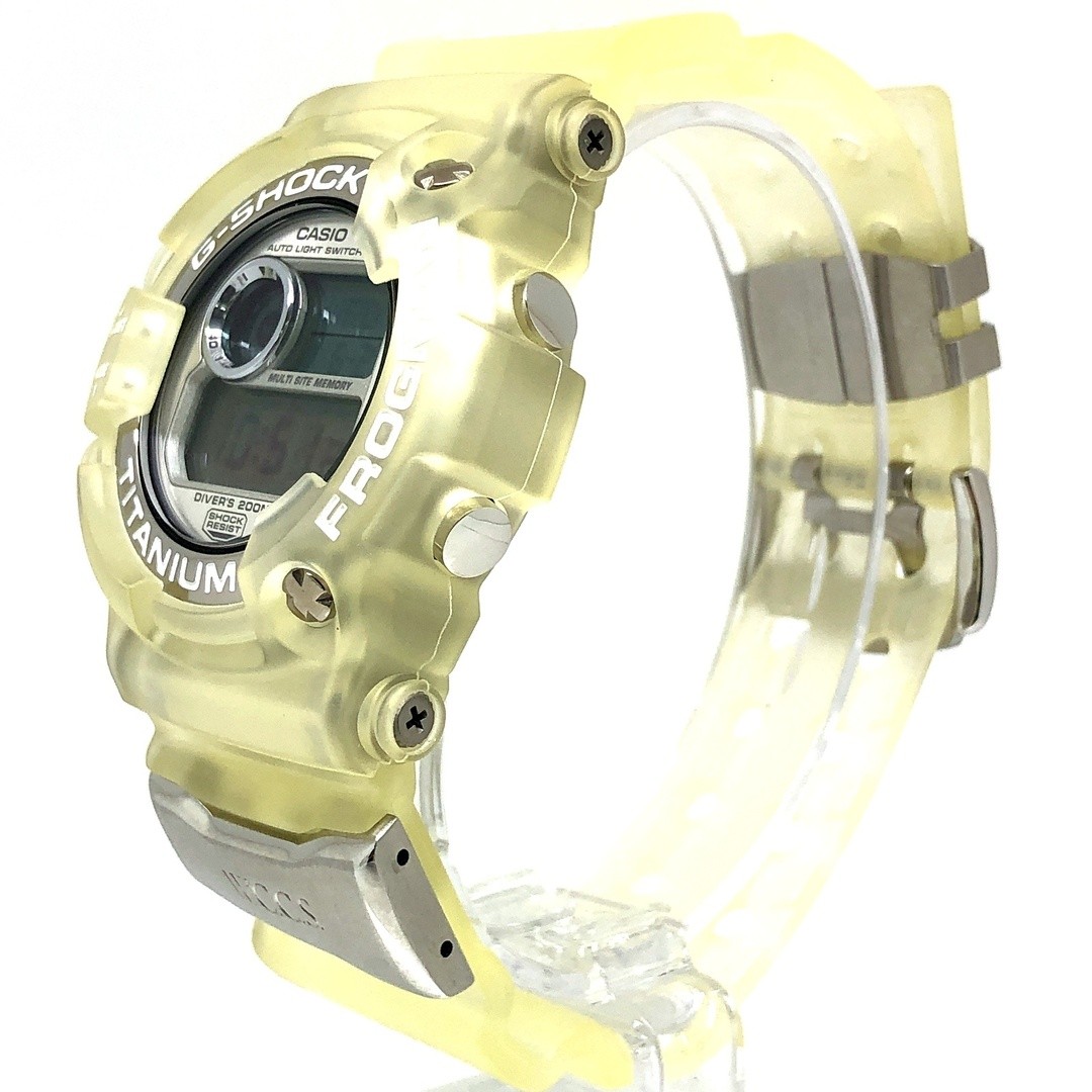 G-Shock DW 9900WC 7T FROGMAN WCCS Skeleton Double Manta Silver White Logo Releas