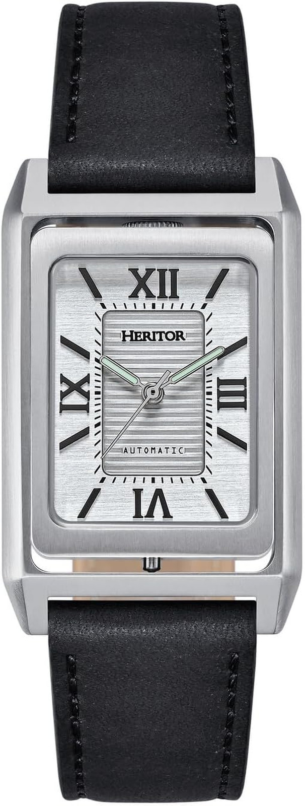 Esteban Men’s Automatic Watch – 29mm, Stainless Steel, Leather Strap