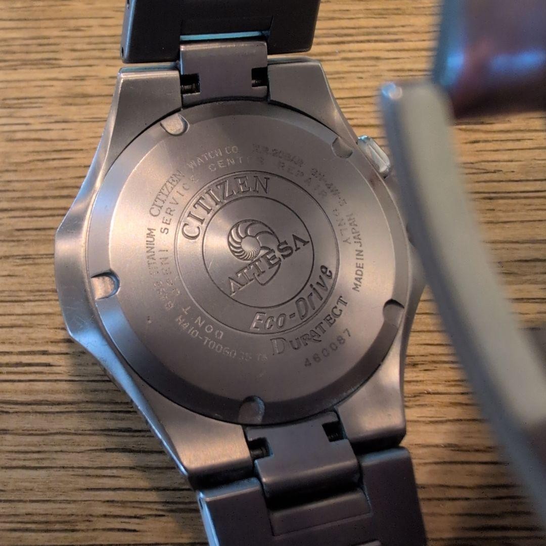 “Black Titanium” CITIZEN ATTESA Eco-Drive Radio-Controlled Watch