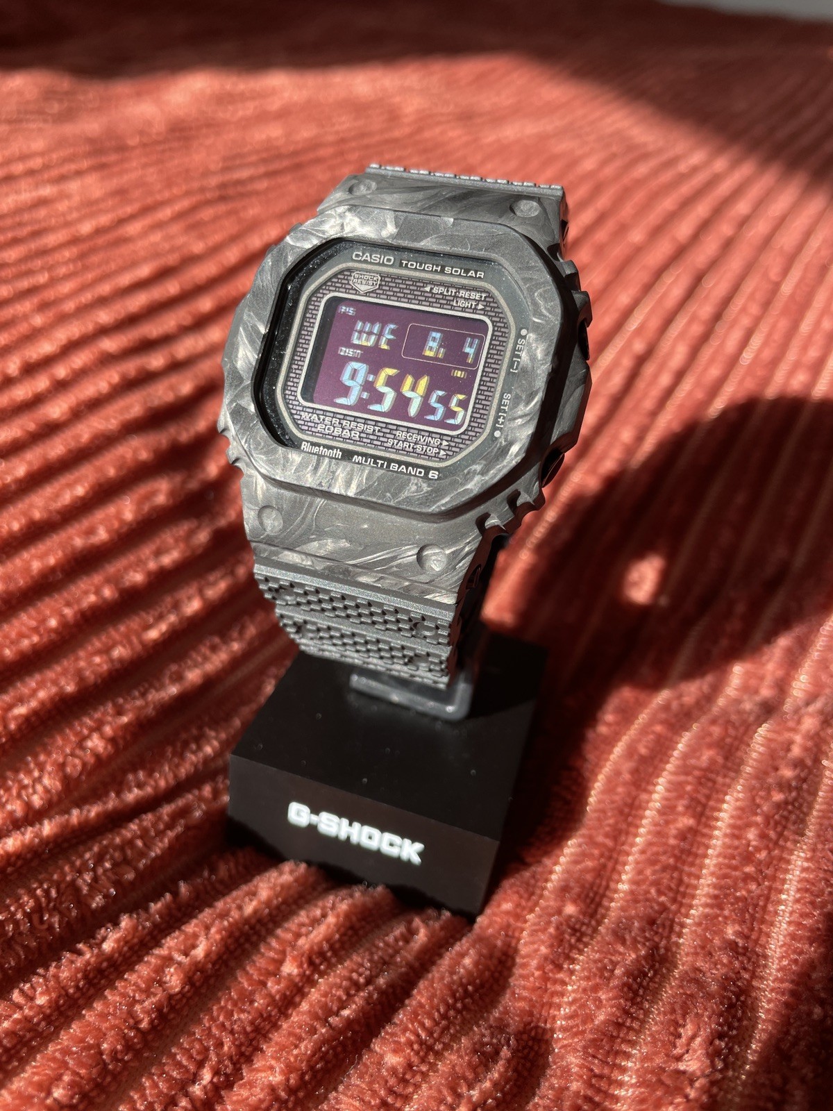 CASIO G-SHOCK GMW B5000 CUSTOM CARBON FIBRE MOD