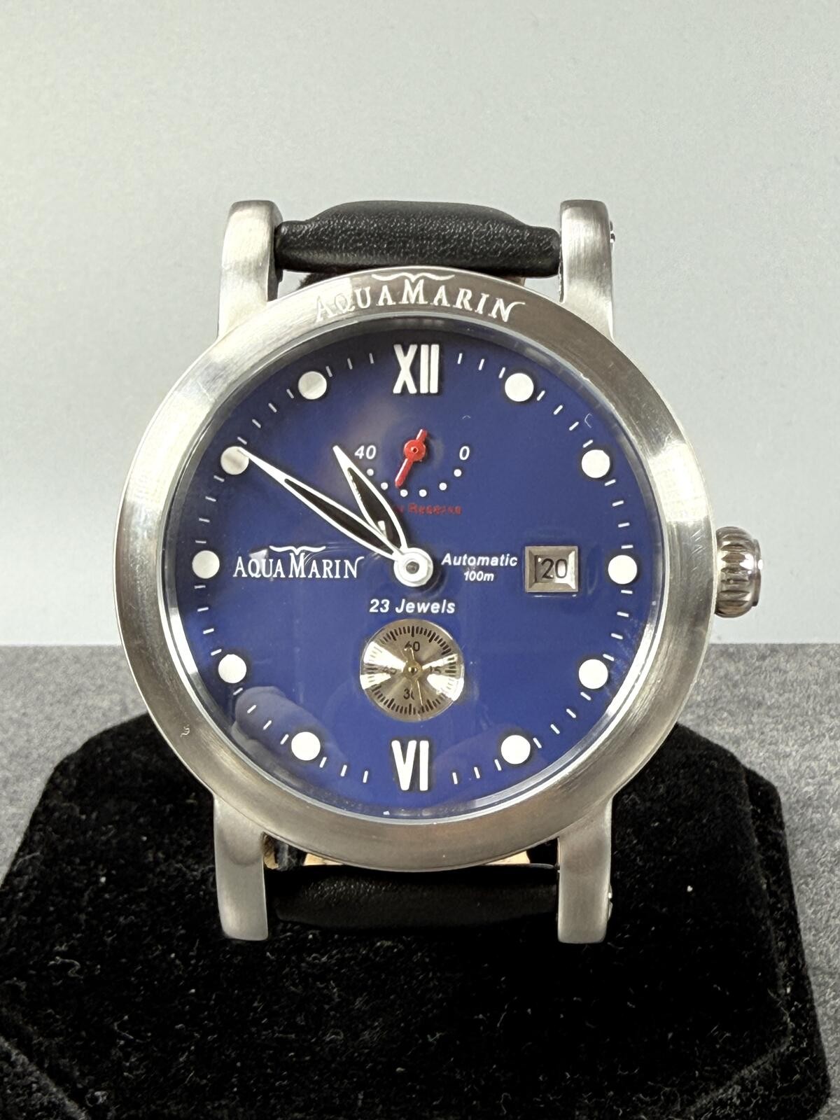 AquaMarin XL 0001 Automatic 45mm Swiss Power Reserve 23J Date Men’s Watch