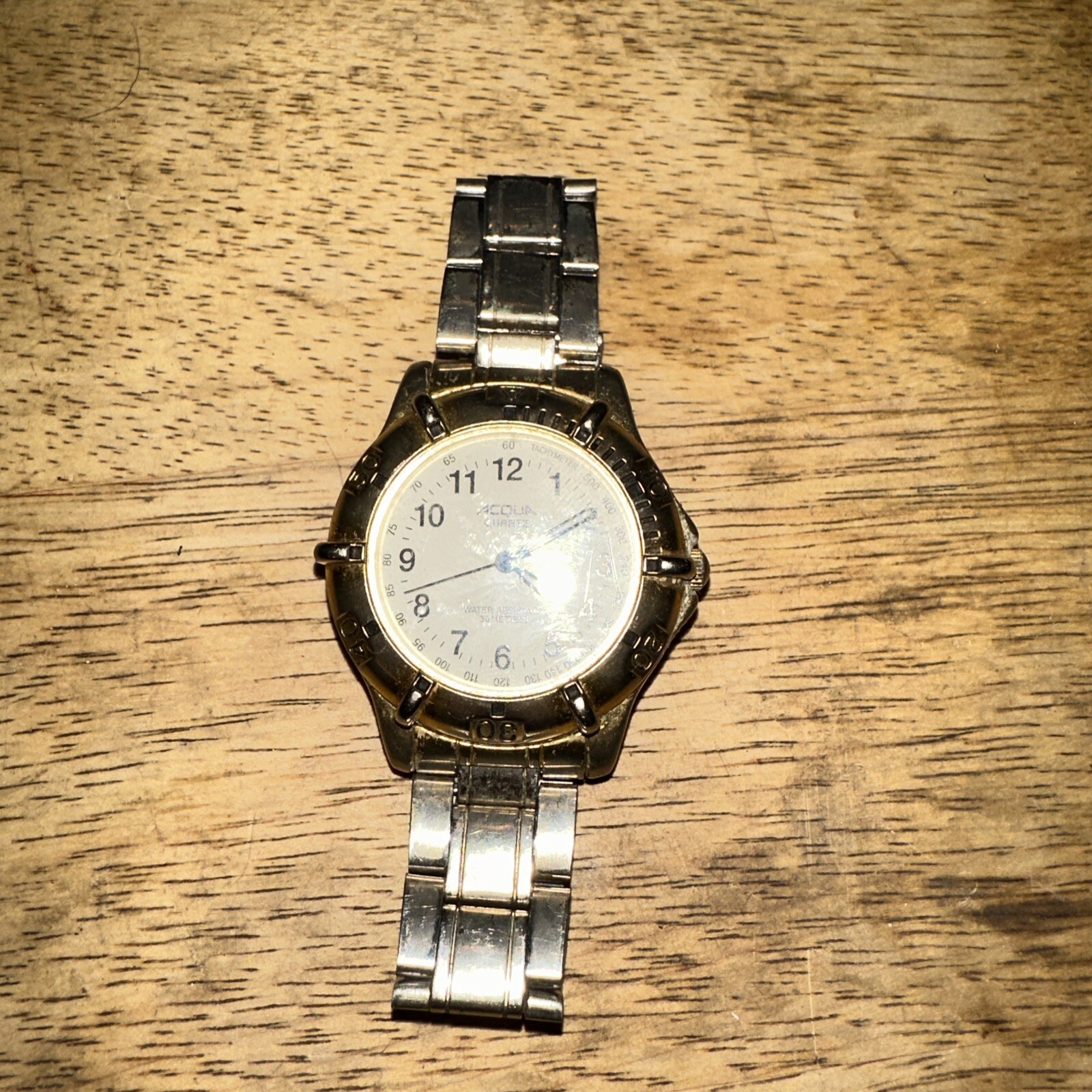 Acqua Quartz Men’s Watch Battery Operated Water Resistant 30 Meters